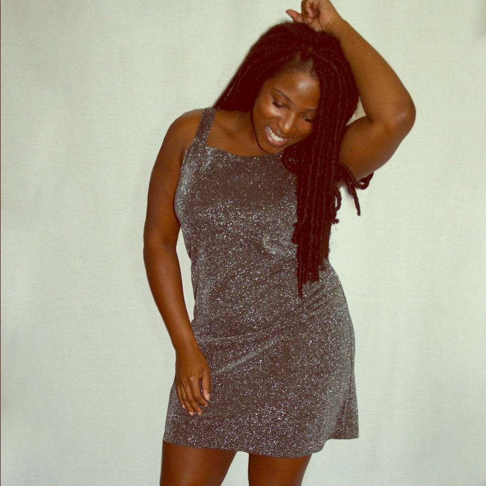 BOGO Vintage Silver Glam Dress